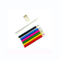Lápiz de 6 colores, juego de lápices de colores en caja de papel